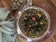 Organic 16-herb blend tisane, specifically formulated to reduce anxiety.
